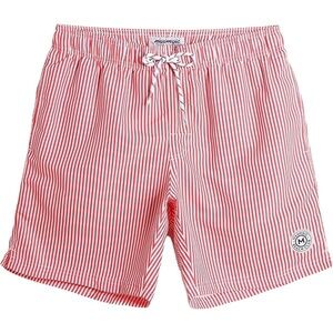 Maamgic - Size L - Red and White Striped Swim Trunks
